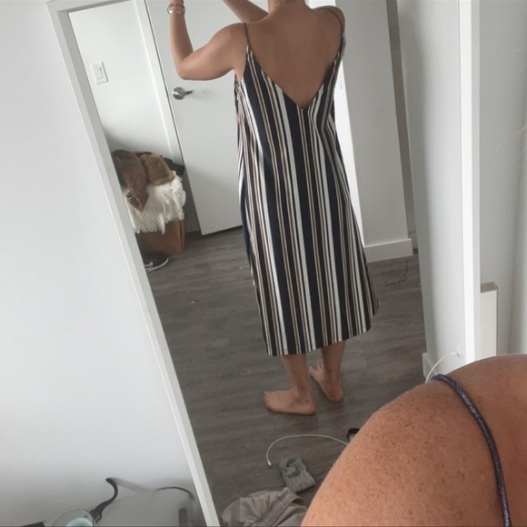 Ixiah velvet stripe dress - Picture 2 of 6